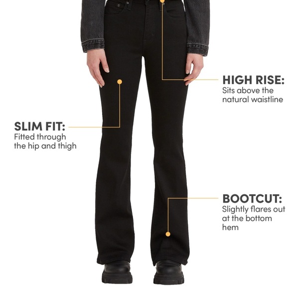 Levi’s High Rise Flare Jeans - Picture 4 of 4